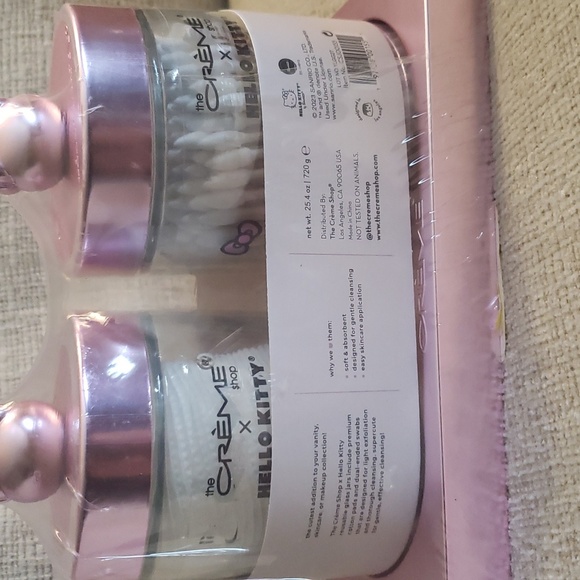 Hello Kitty 6 pc Makeup Brush Set & 2 reusable glass jars - Picture 10 of 12